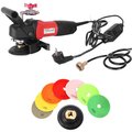 Hardin 4" 220V Var Speed Polisher & 8 pc 4" Diamond Polishing Pad Set WVPOLSET220